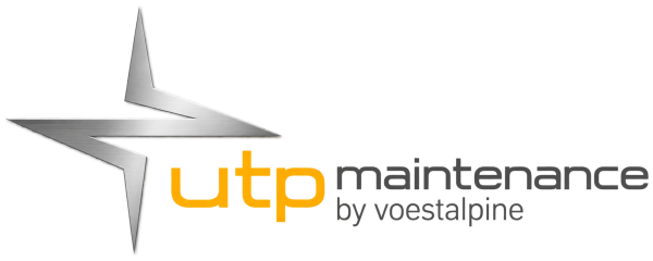 Logo UTP Maintenance by voestalpine, soldadura de recargue