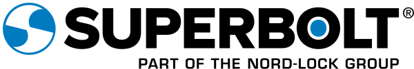 Logo SuperBolt, parte del Nord-Lock Group